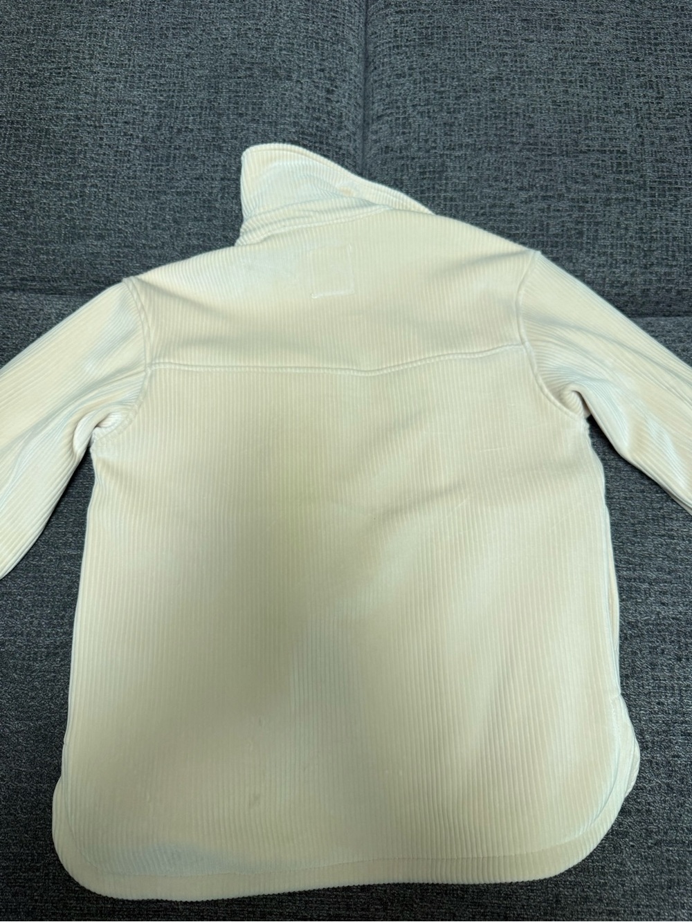 Abercrombie & Fitch Cream Corduroy Jacket - Picture 4 of 4